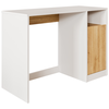 Escrivaninha com Armário 90x40cm - Linha Beta (Branco - Branco)
