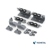 KIT PORTA CORRER SS150 2 PORTAS ROMETAL
