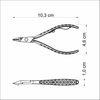 ALICATE DE CUTÍCULA TRAMONTINA - AÇO INOX