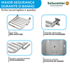 Banco Articulado para Banho em Inox PNE - 45x45cm Proflux 113.001