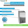 Kit Dispenser Papel Toalha e Papel Higiênico Cai Cai Inox 304 Proflux 51.547