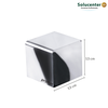Dispenser Papel Toalha C/ Chave + Papeleira Cai Cai Inox 304 Proflux 51.546