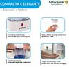 Kit Torneira Sensor Proflux + Saboneteira Automática + Dispenser Papel Inox Proflux 51.548