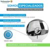 Kit Dispenser Papel Toalha Interfolha + Saboneteira + Porta Rolão Inox 304 Proflux 51.550