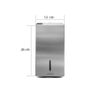 Dispenser Papel Higiênico Cai Cai C/ Chaves Inox Semi Brilho Proflux 51.455