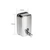 Saboneteira / Dispenser de Pressão Inox 500ml Visor Frontal (51.106)