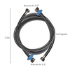 Torneira Engates e Pedal Alavanca Inox304 P/ Produção Proflux 51.457
