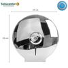 Kit Dispenser Papel Toalha Interfolha + Saboneteira + Porta Rolão Inox 304 Proflux 51.550