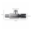 Kit Acionador Joelho Assepsia com Bica Aço inox 304 Proflux 51.551