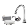 Kit Acionador Pedal Eletrico Com Torneira Bica Alta Inox 220V 51.423