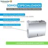 Kit Toalheiro Interfolhas + Porta Papel Higiênico Rolão em Aço Inox 304 com Chave Proflux 51.549