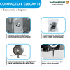 Dispenser Porta Papel Higienico Rolão 400mts Inox 201 C/ Chave Proflux 51.541