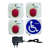 ALARME BANHEIRO PNE 3 BOTOES C/ LAMPADA CONF NBR9050 PROFLUX 69.146