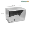 Suporte Dispenser de Papel Toalha Modelo 2 Dobras Inox 115.007