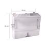 Dispenser de Papel Toalha Aço Inox Interfolhas Com Chave 51.115