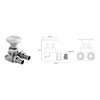 Acionador de Pedal Mecânico Torneira Proflux para Torneira Coxa 20.010C