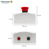 ALARME BANHEIRO PNE 3 BOTOES C/ LAMPADA CONF NBR9050 PROFLUX 69.146