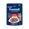SACHE PREMIER GOURMET GATOS AD CARNE 70G