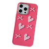 Capa Coração e Laço Pink