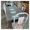 Mesa Aco Coelho Paris + 6 Cadeiras N.21 Gr Luxo Brm/Br CI