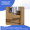 Guarda Roupas/Roupeiro Salleto Atenas 3 Portas Com Pes/Com Espelho - Cin/Off