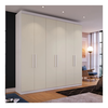 Roupeiro Herval, 6 Portas, Branco Ártico - SEM/Espelho, SEM/Pes - PH1707