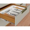Balcao Nesher 1 Porta 4 Gavetas Imperatriz 120Cm 100% MDF - Freijo-Off White