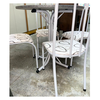 Mesa Aco Coelho Madrid Red + 4 Cadeiras N.09 GR Luxo Brm/Br C