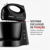 Batedeira Mondial Black B-44 com 3 velocidades - Preta