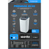 Lavadora de Roupas Wanke Semiautomática LWBE201T 20.1Kg, Cat Premium, 220V, 60hz - Branca