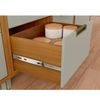 Balcao Nesher 1 Porta 4 Gavetas Imperatriz 120Cm 100% MDF - Freijo-Off White