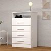 Comoda Acp Jessica 3 Gavetas - Branca