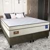 Cama Box Gazin Lux Firm Molejo Queen 1,98x1,58 Molas Powerblue Areia