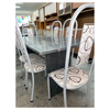 Mesa Aco Coelho Paris + 6 Cadeiras N.21 Gr Luxo Brm/Br CI