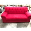 Conjunto Vitoria De Estofados Napoli 2x3 Lugares Em Tecido Pena 004 W2S Vermelho