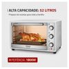 Forno Elétrico de Bancada Mondial com Timer - 52L Branco Grand Family II FR-52