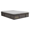 Cama Box Lazzari Molejo King 2,03x1,93 Molas Ensacadas Linho Grafite - Gazin