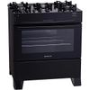 Fogão Atlas Monaco Top Glass 5 Bocas Com Acendimento Automático - Preto