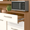 Kit Cozinha Nicioli Salsa Pta Fechada - Ipe/Off White Pta Fechada