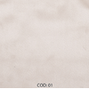 Cabeceira Mega Estofados Diamante (Cor: Bege Claro 01) Casal, 1,40mx1,27mx10Cm