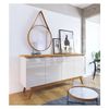 Buffet Imcal Classic 1.8M Sem Espelho Off White/Nature