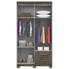Guarda Roupas / Roupeiro Josan Light Plus 04 Pts Com Pe - Amend/Off White