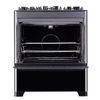 Fogão Dako 5 Bocas com Mesa de Vidro Magister Bivolt - Preto