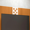 Painel Suspenso Hb Moveis Form 1.2M - Cor: Cinamomo/Off White