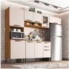 Cozinha Modulada Salleto New Valencia 4 peças - Cinamomo/Off White