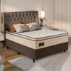 Cama Box Londres Molejo, Casal, Molas Ensacadas, Bege - Gazin