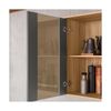 Cozinha Compacta Nicioli Fit Com Balcão Fit - Freijo/Chumbo Pta de Vidro