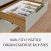 Cozinha Nesher Completa Imperatriz com Balcão, 5 Peças, 7 Portas - Freijó/Off White
