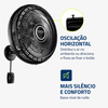 Ventilador Mondial VTX-40P-8P 220v/60Hz Super Turbo De Parede
