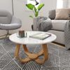 MESA CENTRO ARGOS - 60X60 OFF WHITE OFF WHITE TRANC 40CM MEL